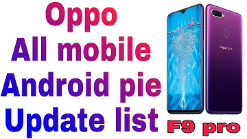 Oppo all mobile Android pie update list #tachnicalsk