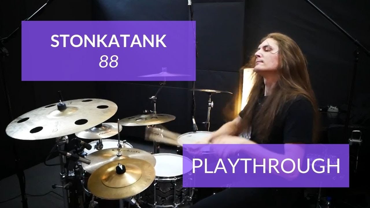 Luke Tomzak - Stonkatank 88 drums PLAYTHROUGH @VersusRecords Studio