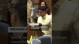 Senate Power Battle Intensifies As Villanueva Joins Marcos Session