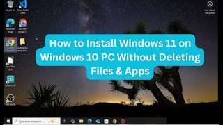 Upgrade Windows 10 to Windows 11 Without Losing Data (No USB Needed!)