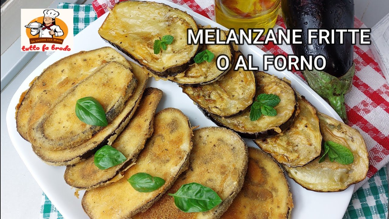 MELANZANE FRITTE E AL FORNO in pastella e impanate | contorno facile e saporito