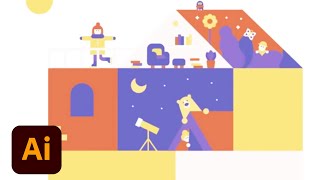Drawing a Whimsical Dream Home with Giulia Zoavo - 1 of 2 | Adobe Creative Cloud screenshot 4