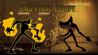 Final Escape but is Bendy vs (Boyfrie...⚰) Nightmare Bendy - Friday Night Funkin Cover