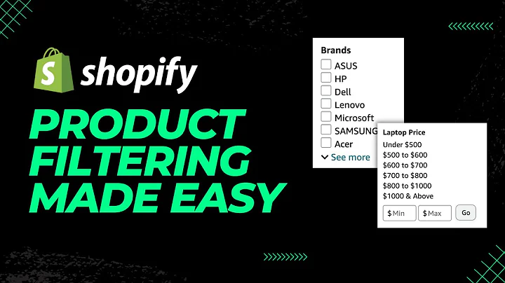 Mastering Product Filtering in Shopify