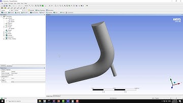 Making of Geometry of Mixing Elbow in ANSYS Design Modeler 2019 R3 - 9