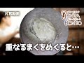 #耳掃除 重なるまくをめくると・・・