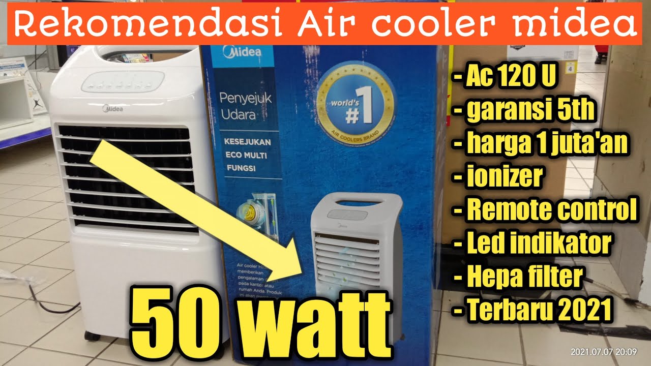 🔴Review air cooler Midea Ac120u Terbaru dan hemat listrik YouTube