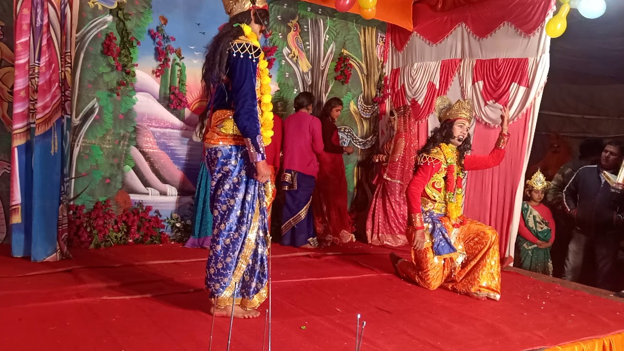 फूल रही फूलवार साखी पुष्प वाटिका सीता सखी संग गाना ग्राम-थापला  रामलीला दीपक साउंड सतपुली-9690455391