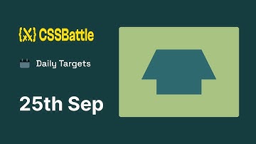 CSS Battle - Daily Targets 25th September 2023 solution | CSS Challenge