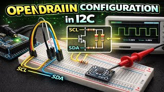 GPIO Open-Drain Configuration Explained | Theory, Working & Examples