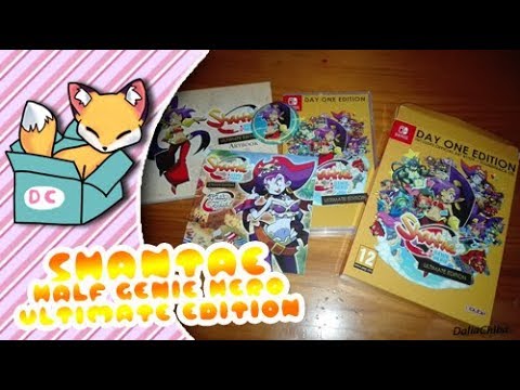 UNBOXING Shantae Half 1/2 Genie Hero ULTIMATE EDITION (Nintendo SWITCH) Ed Coleccionista camera iphone 8 plus apk