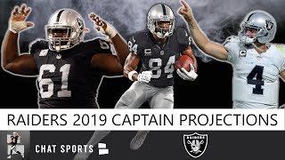 Raiders 2019 team captains: projecting oakland’s 6 captains led by
derek carr & rodney hudson