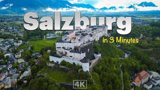 Salzburg, Austria In 3 Minutes Drone Pocket 4K