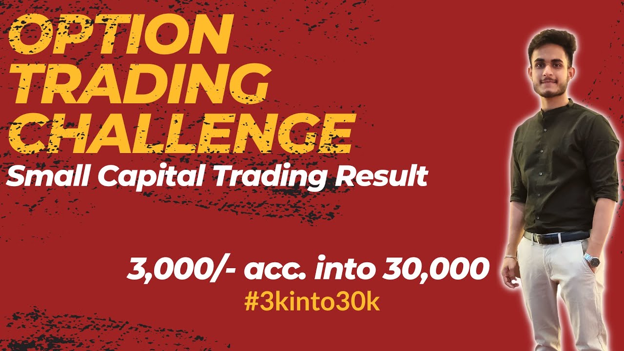 Trading With Small Capital | Options Trading Challenge | Options Jackpot Trade | #3kinto30k