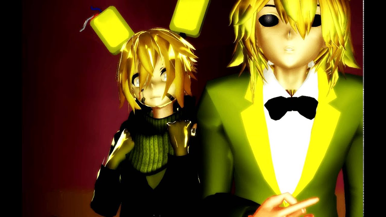 【MMD x FNAF】 Wannabe [SpringTrap & Golden Freddy] - YouTube
