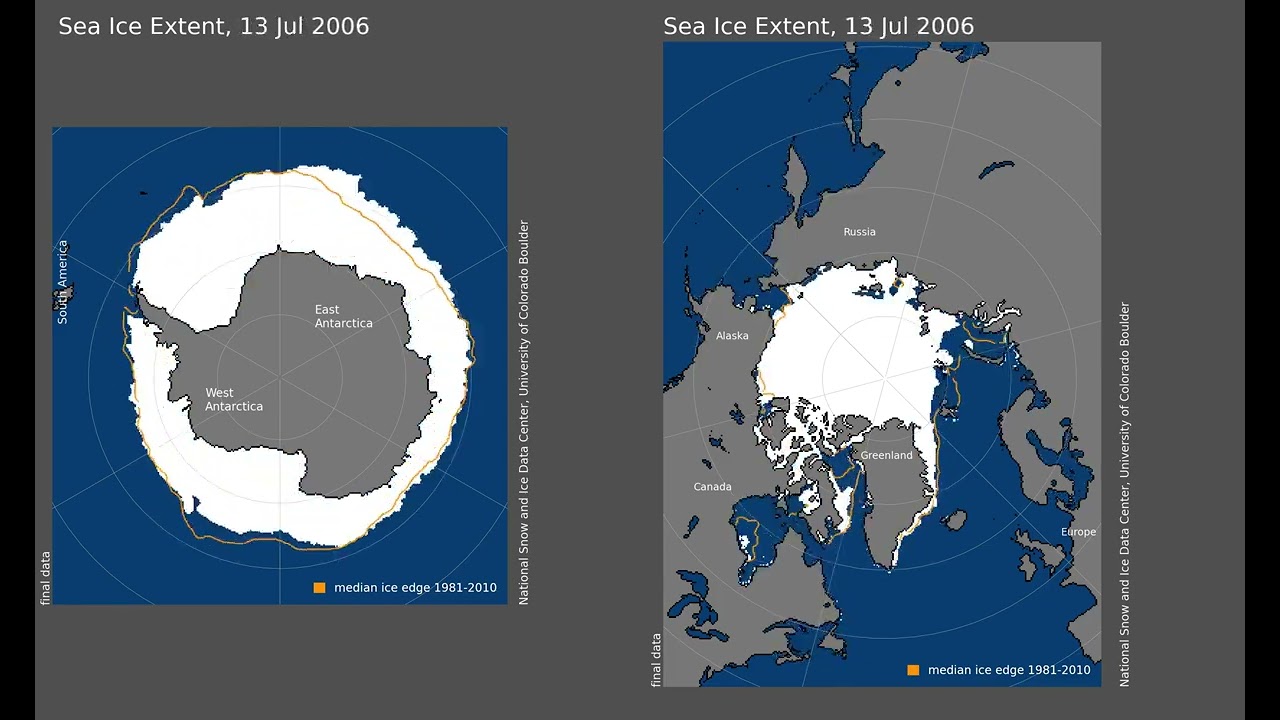 NSIDC Sea Ice Extend 1988 - 2023