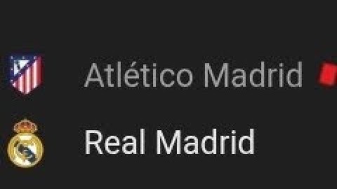 Real Madrid vs Atletico Madrid 2-1 in the rounds of 16