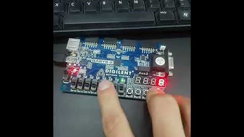 Secuential logic and timing on Basys 2 Spartan3E evaluation board - FPGA