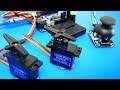 Control servo motors with a joystick (Thumbstick) | Mert Arduino