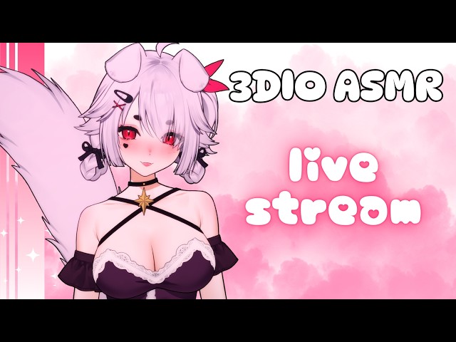 3DIO ASMR ♡ Your Loyal Puppy GF ˖ ࣪⚝⋆ kisses, soft speaking~