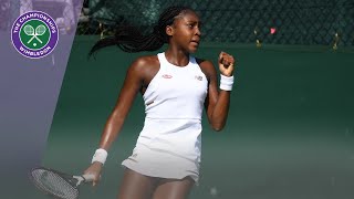 Cori Gauff reacts to becoming youngest Wimbledon qualifier in the Open Era