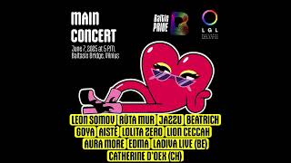 Baltic Pride 2025 Concert – June 7 in Vilnius, right after the March For Equality! #balticpride