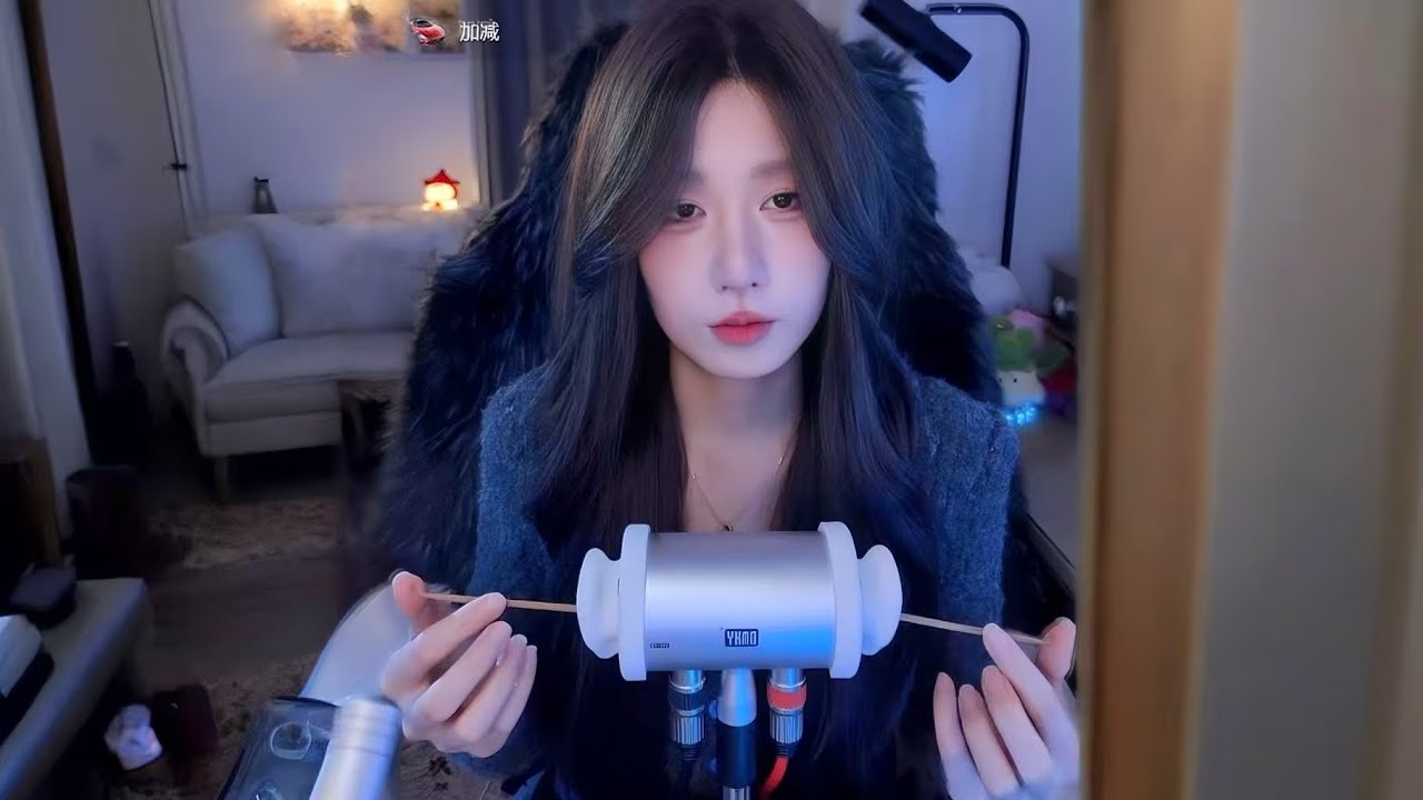 【ASMR 3dio】芒果（无人声）  清洁耳道 放松身心   搓麦 棉签掏耳