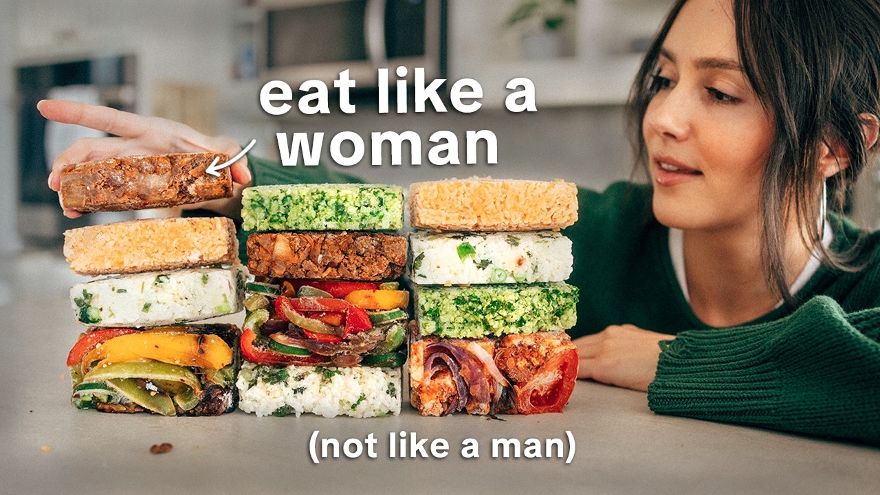 I tried the viral “lego” meal prep but with one big change