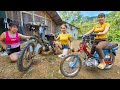 2 repair girls restore 110cc motorbike from broken to new  repair girl