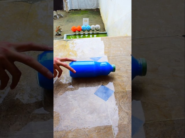 Blue glass bottle!