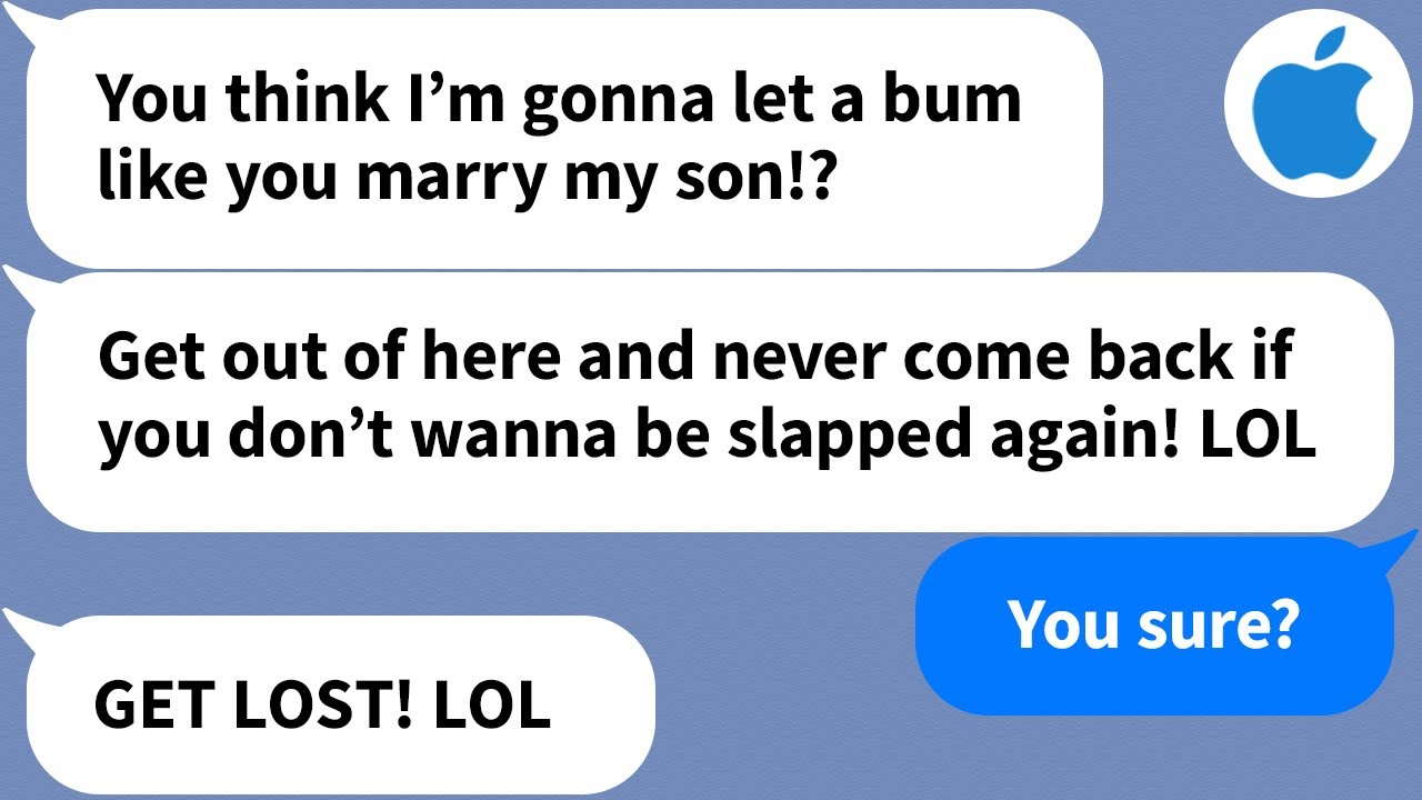 【Apple】My fiance's mother slaps me and calls me a gold digger, but she doesn't know how much I make