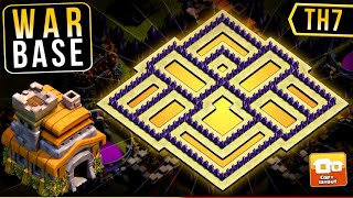 Desain Town Hall 7 (TH7) War Base Terkuat 2026 +COPYLINK | Clash of Clans