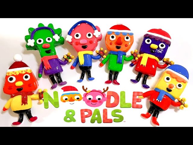 Noodle & Pals Jingle Bells | Super Simple Songs | Clay Cracking