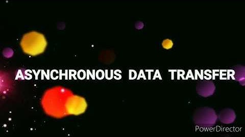 Asynchronous Data Transfer - Computer Organization & Architecture - Nithiyapriya Pasavaraj