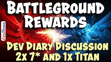 Battlegrounds Rewards (and Opening) - Dev Diary Discussion