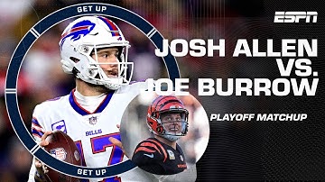 Josh Allen & Joe Burrow set to face each other for the first time in the playoffs 👀 | Get Up