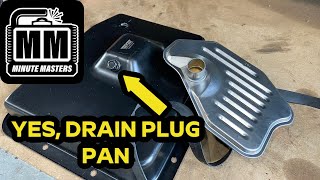 How to Replace Transmission Filter and Upgrade Pan with Drain Plug | 1995 Ford F150 by Minute Masters 5,886 views 1 year ago 5 minutes, 52 seconds