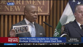 Officials announce arrest of suspect in killing of Upper East Side deli worker, series of bodega rob