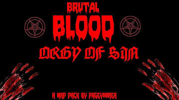 mapping for Brutal Blood in doom builder (fast time lapse) #1