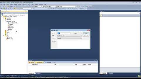 Twincat 3: How to create project and setup motion controller (ver. 1)