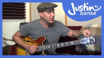 How to Tune Your Guitar Using The 5th Guitar Fret Technique - Guitar Lesson [ES-011]