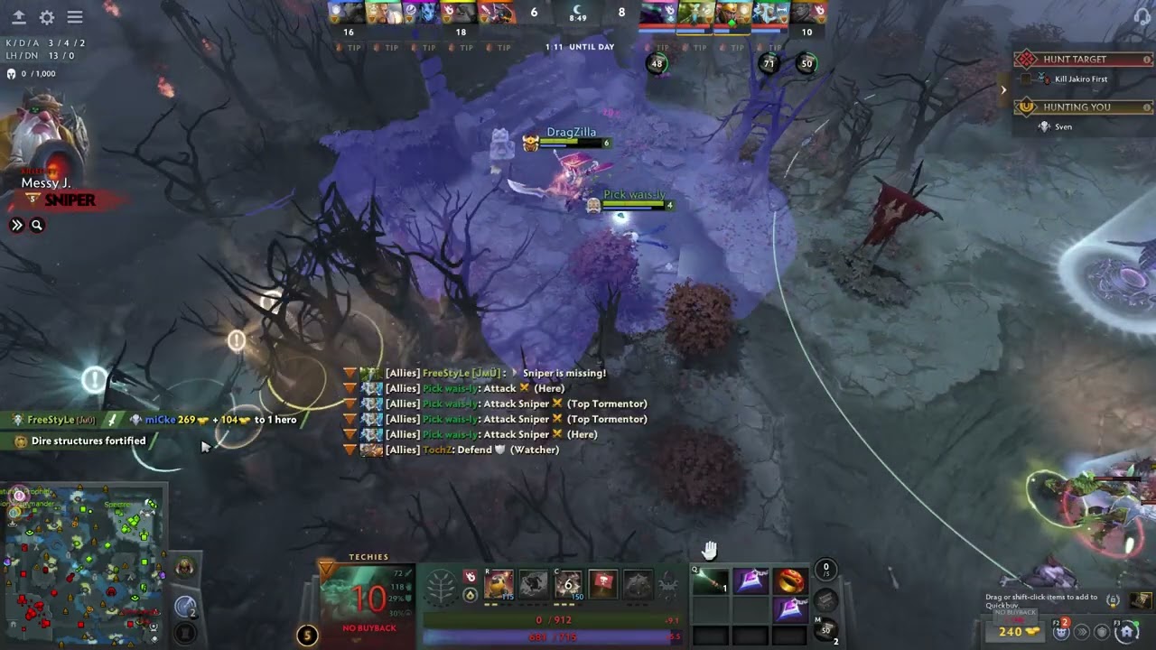 Dota 2  the best for them haha winner ACE 2 wow hero Hand support so happy nas brother