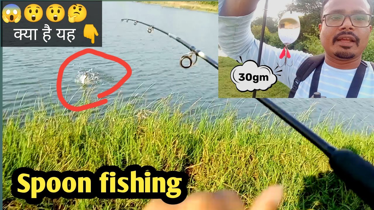 आज मैंने 30 ग्राम का spoon यूज़ किया Wallago attu pathan फिशिंग