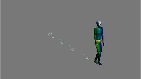 3ds Max biped footstep