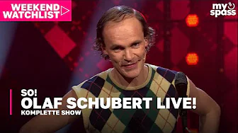 Olaf Schubert live | SO! | Komplette Show | #weekendwatchlist