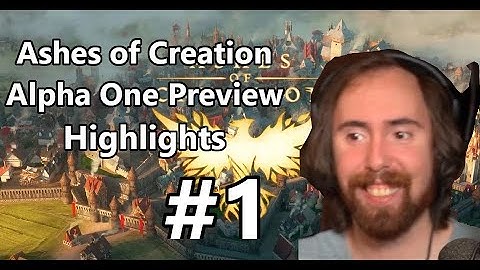 Ashes of Creation Alpha One Preview Twitch Highlights #1