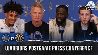 Steve Kerr, Yaxel Lendeborg and more react to Warriors' first win of NBA season | NBC Sports BA