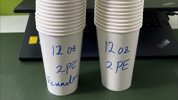 12oz double pe coated paper cup making machine FeeNoT.com Ecuador cold drinks paper cups