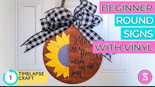 How To Paint and Prep Blank Wood Signs for Cricut Vinyl: Part 1 