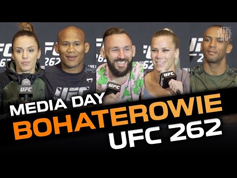 UFC 262 - media day [WSZYSTKIE WYWIADY ENG] Barboza | Jacare | Shevchenko | Araujo | Burgos